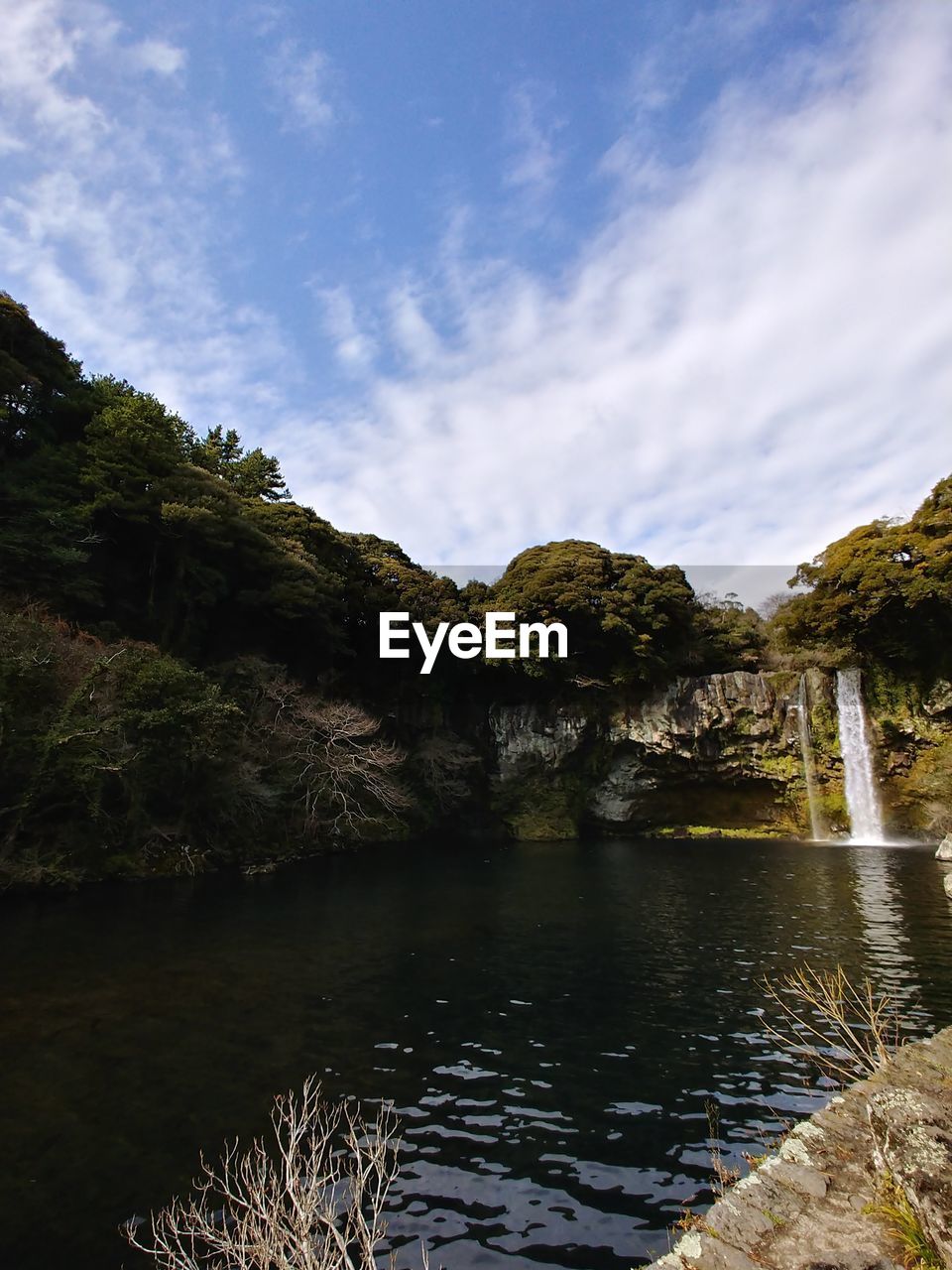 SCENIC VIEW OF WATERFALL