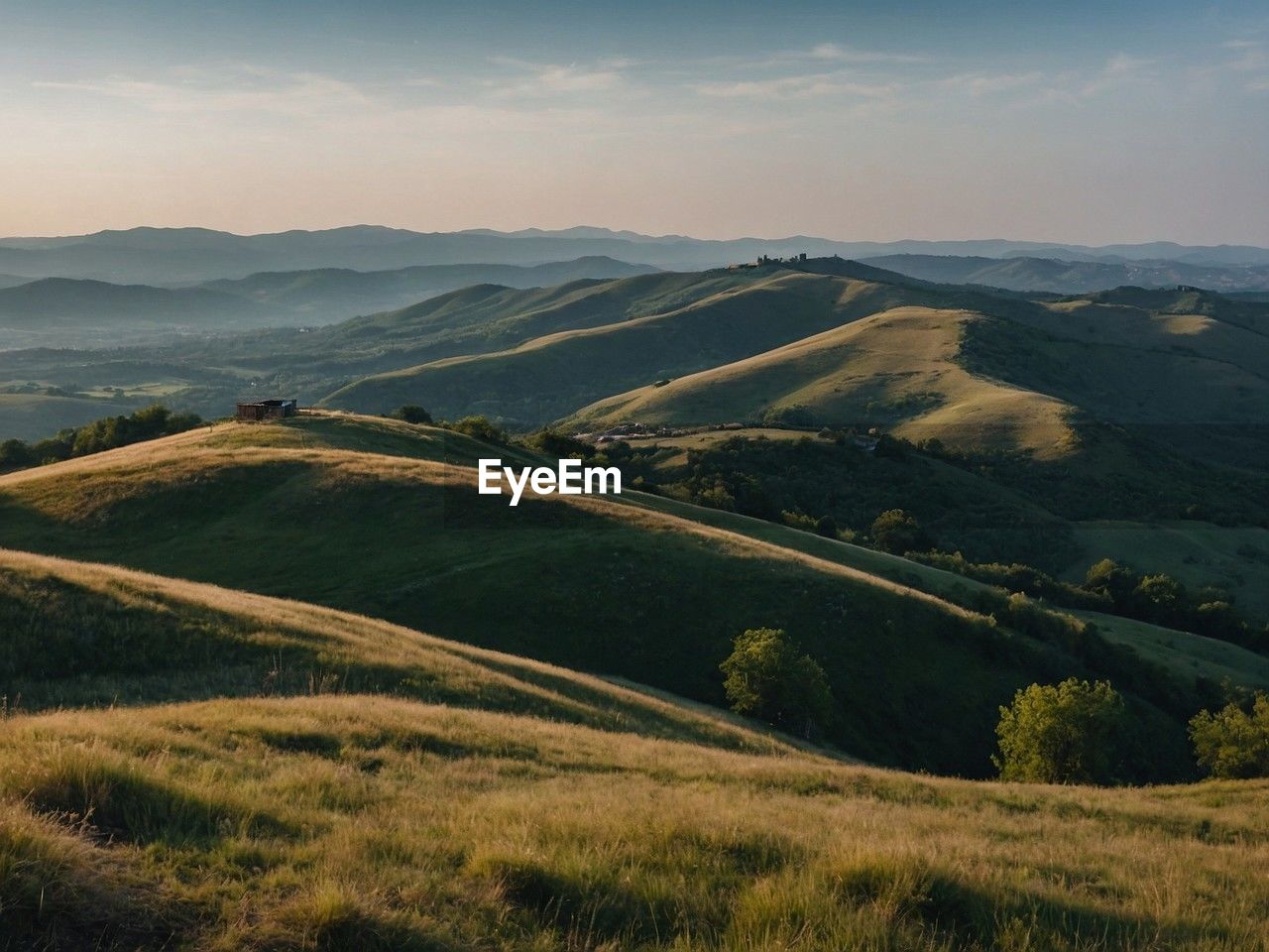 high angle view of landscape against sky