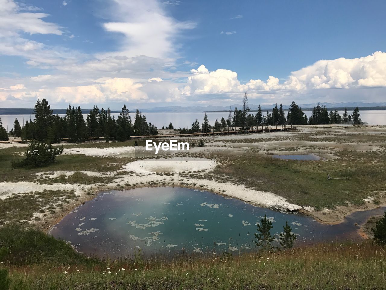 VIEW OF LANDSCAPE AGAINST CLOUDY SKY