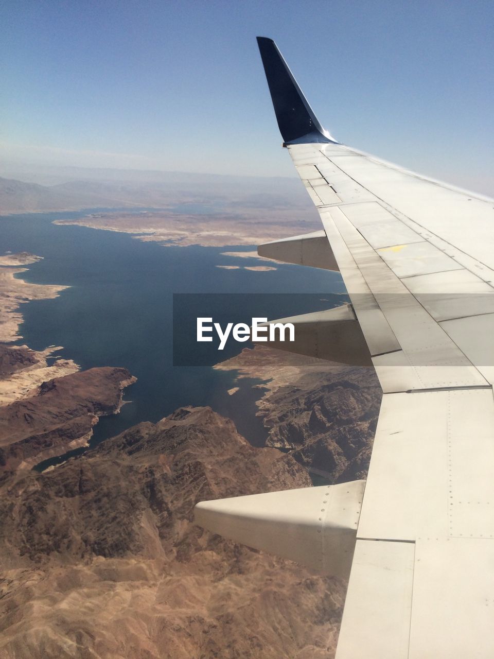 Landscape seen from airplane