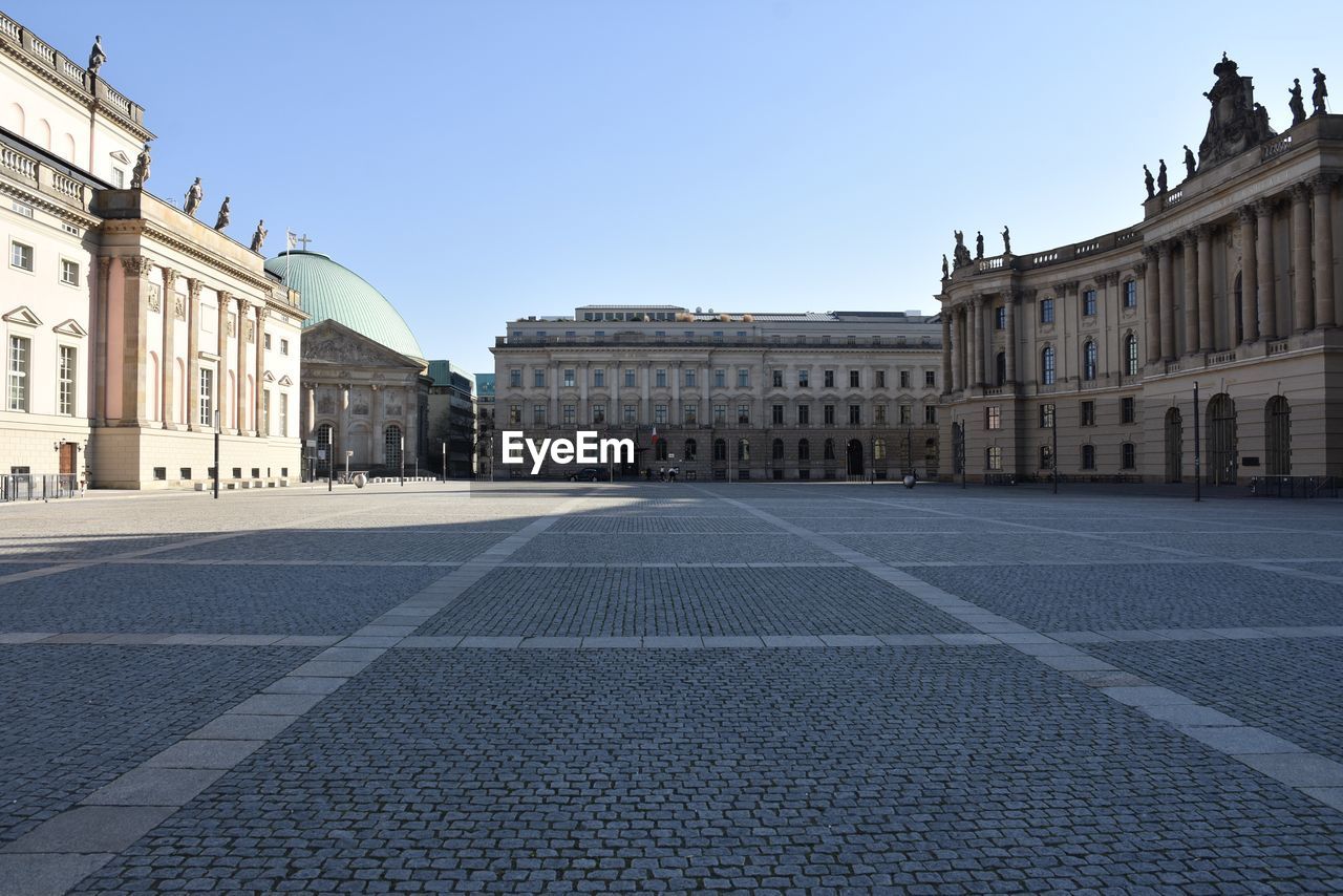 Bebelplatz during lockdown 
