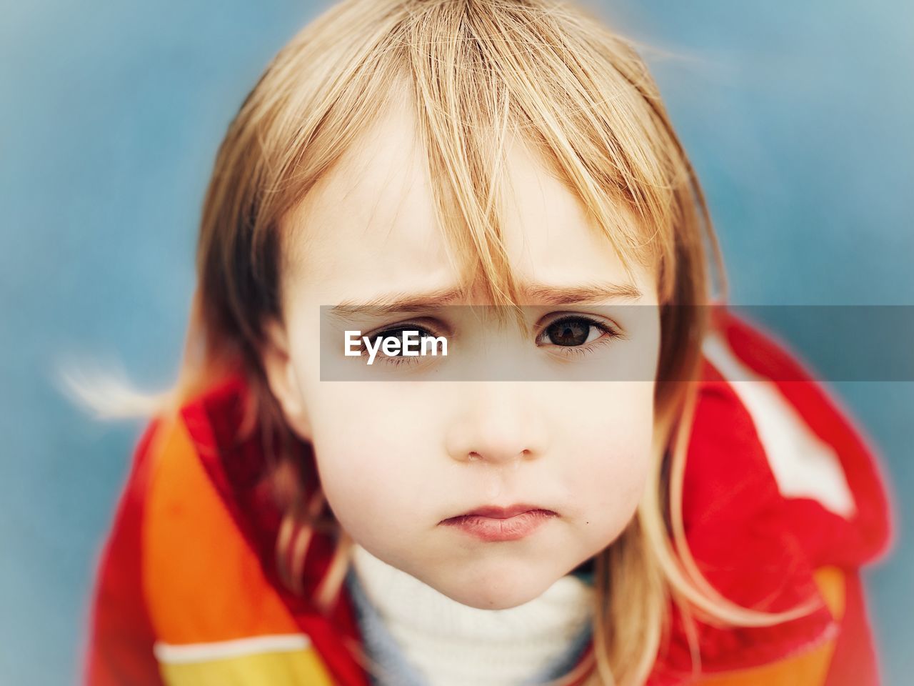 Close-up of young child boy