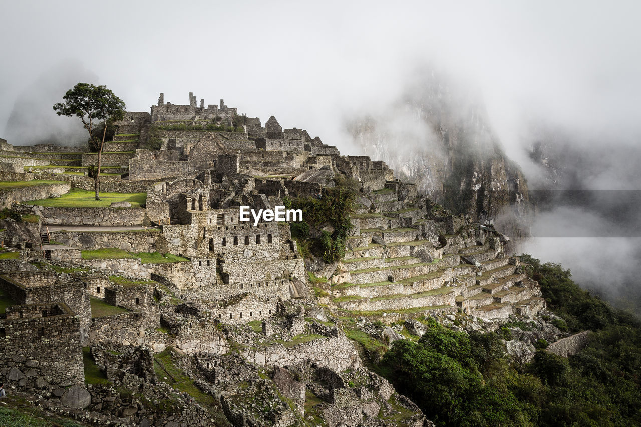 View of old ruins