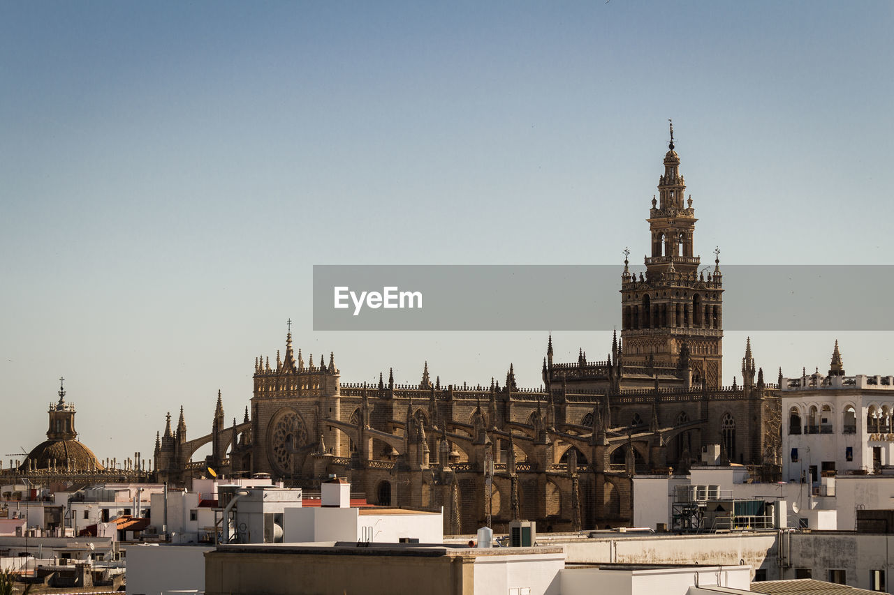 View of seville cathedral 