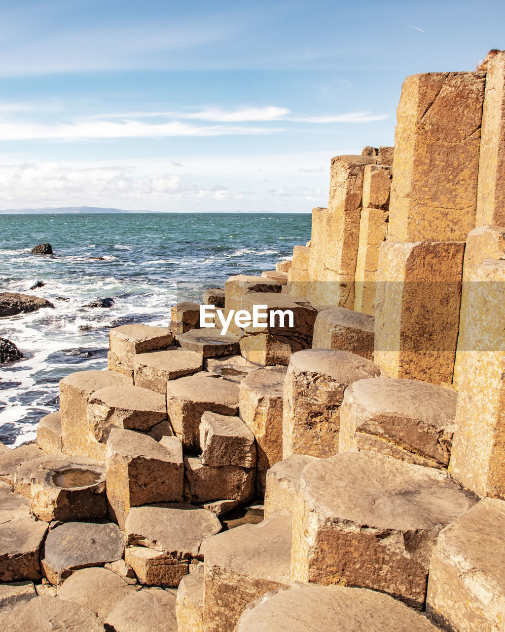 sea, land, water, sky, rock, beach, nature, history, travel destinations, architecture, the past, vacation, old ruin, ruins, travel, ancient, wall, scenics - nature, horizon over water, no people, horizon, ancient history, tourism, beauty in nature, day, sand, sunlight, built structure, outdoors, coast, wave, cloud, terrain, cliff, stone material, ancient civilization, tranquility, archaeology