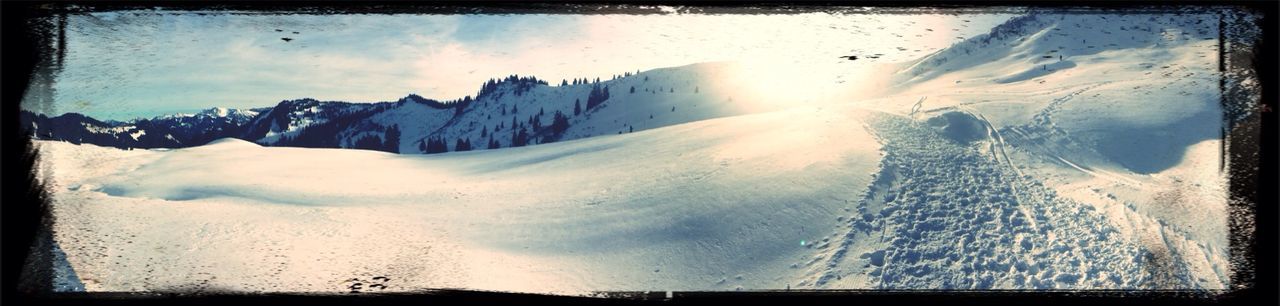 SNOW COVERED LANDSCAPE