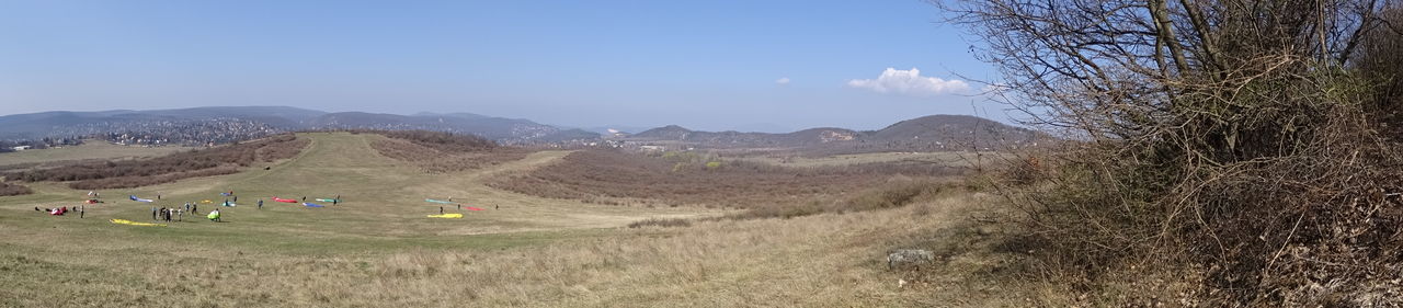 Panoramic view of landscape against sky