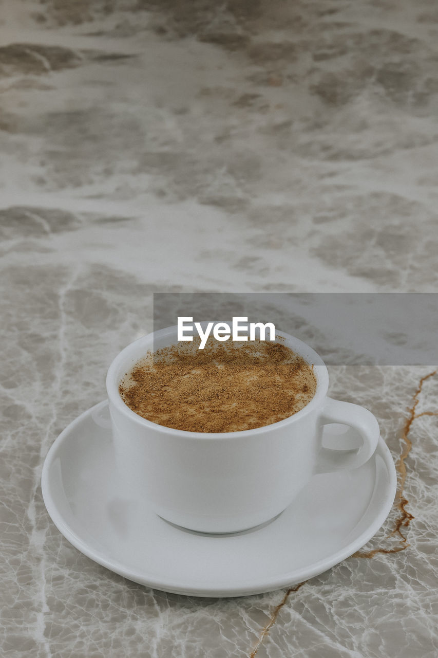 Close-up of coffee on table