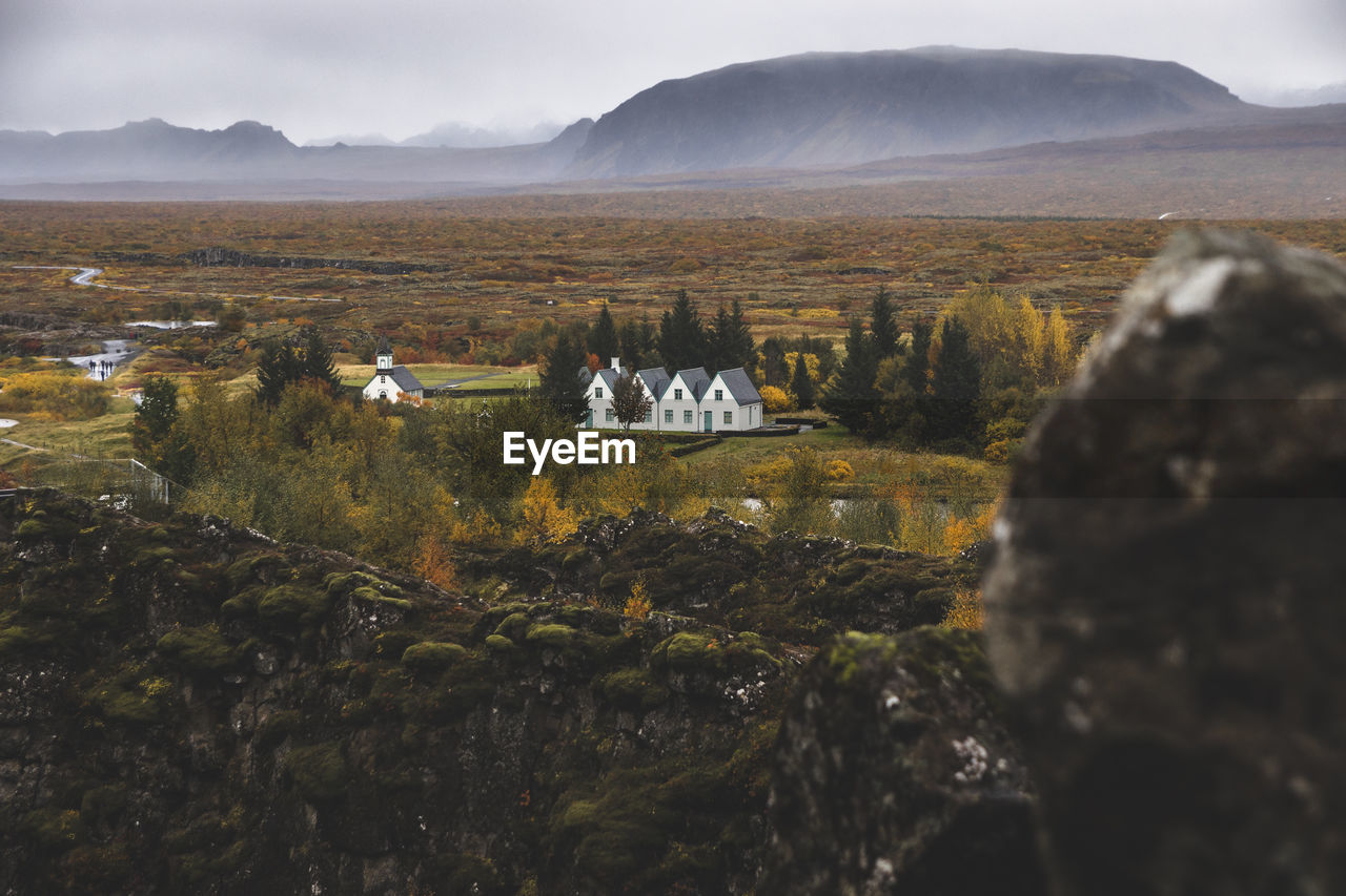 Scenic view of landscape against sky