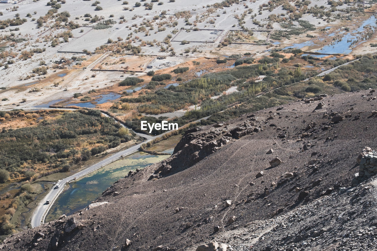 Aerial view of landscape