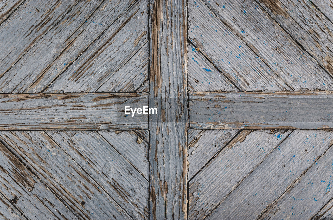 Full frame shot of old wooden door