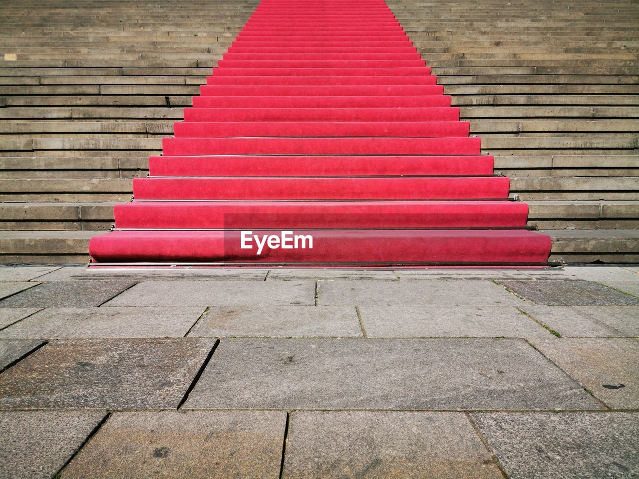 LOW ANGLE VIEW OF MULTI COLORED STEPS