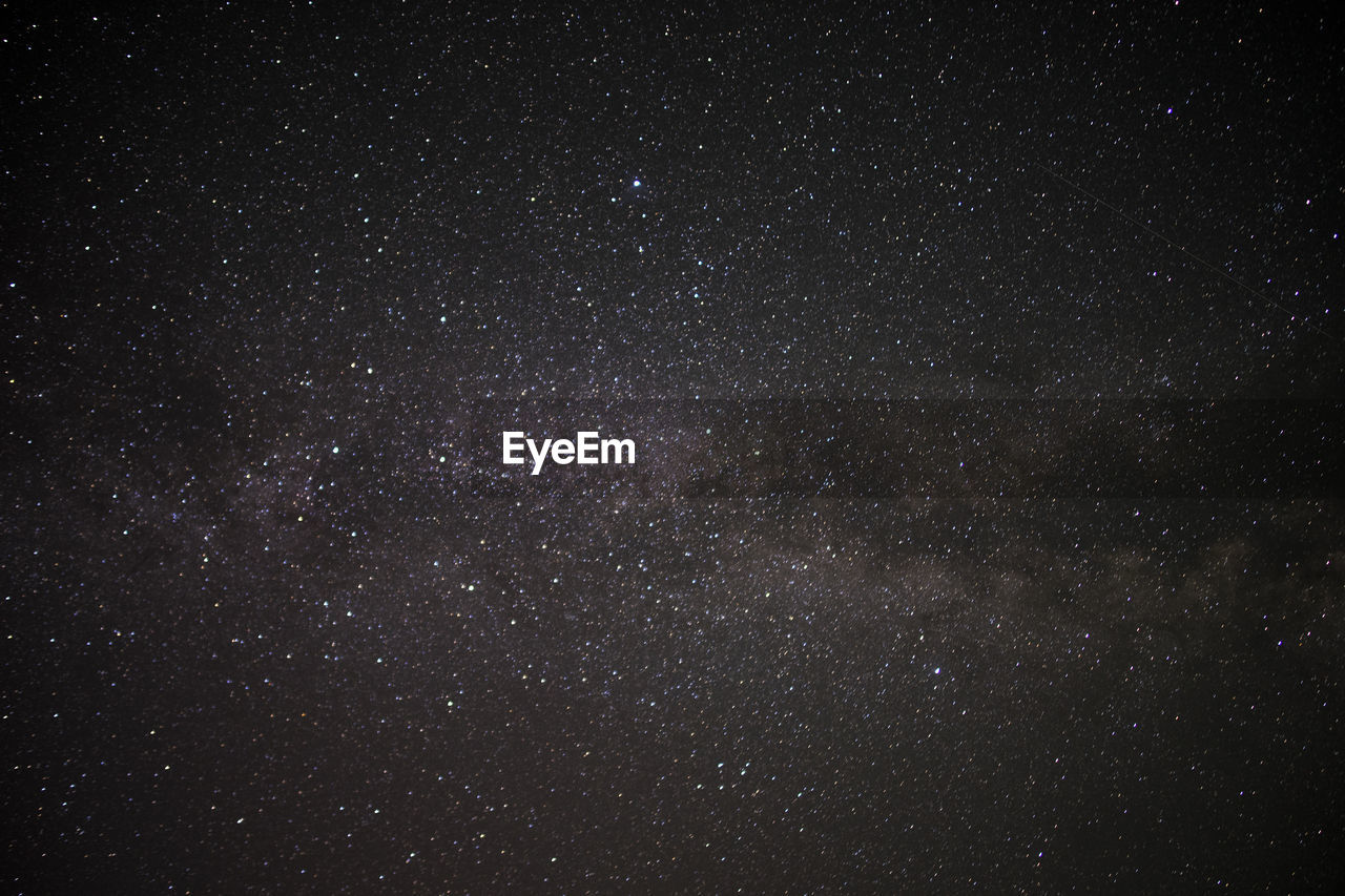 Low angle view of star field against star field