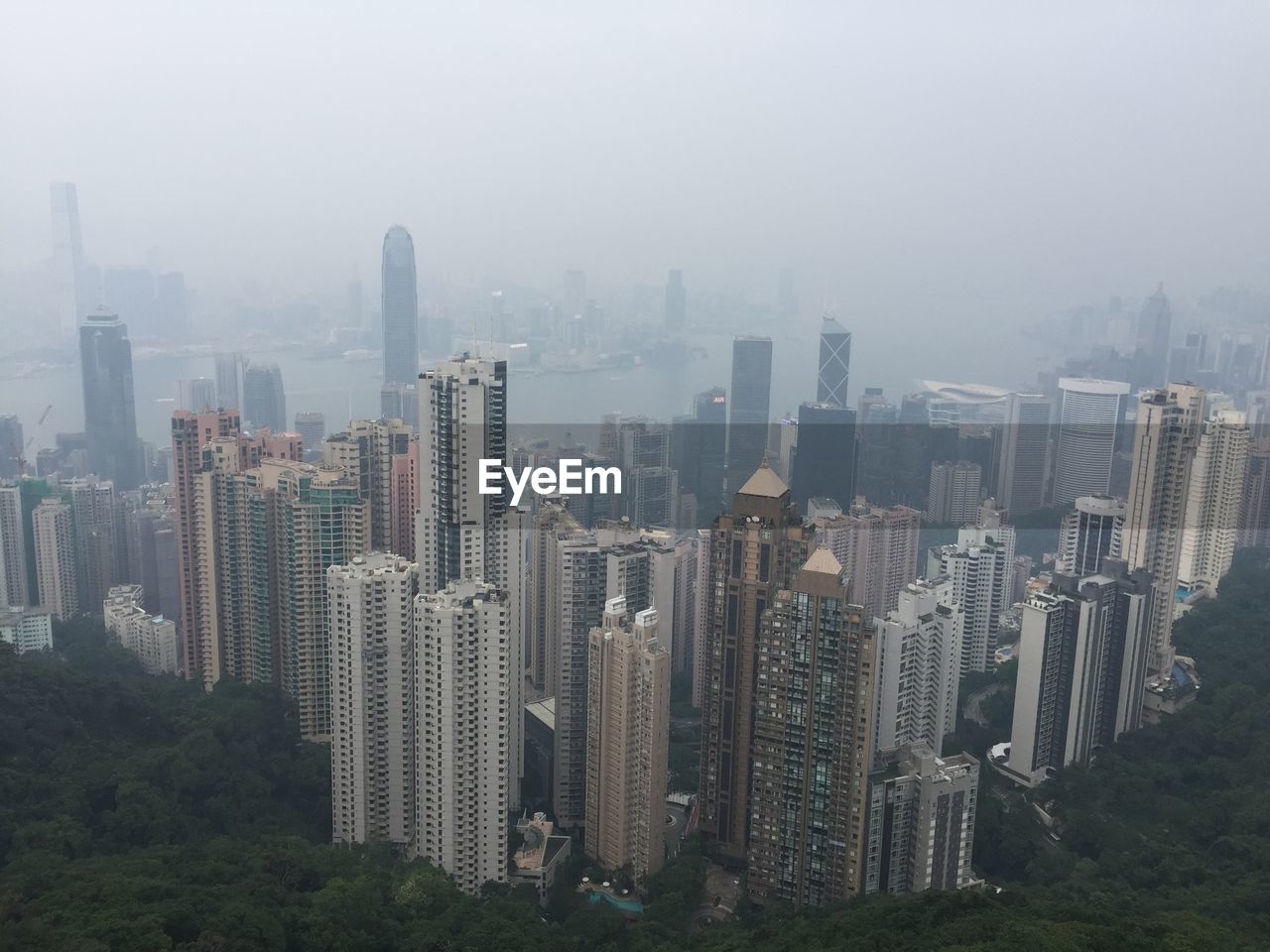 Kowloon peak viewing point, hong kong
