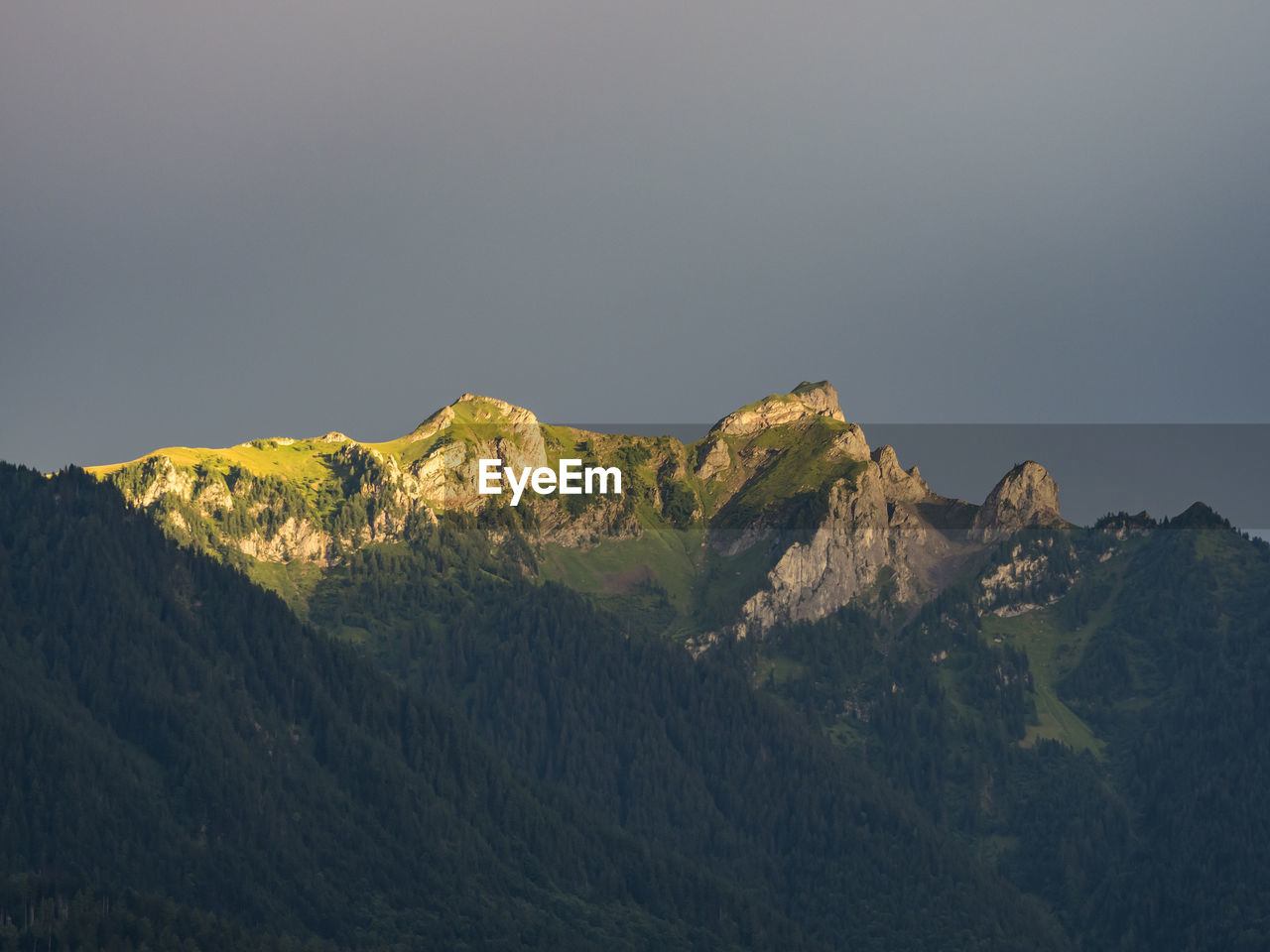 low angle view of mountain against sky