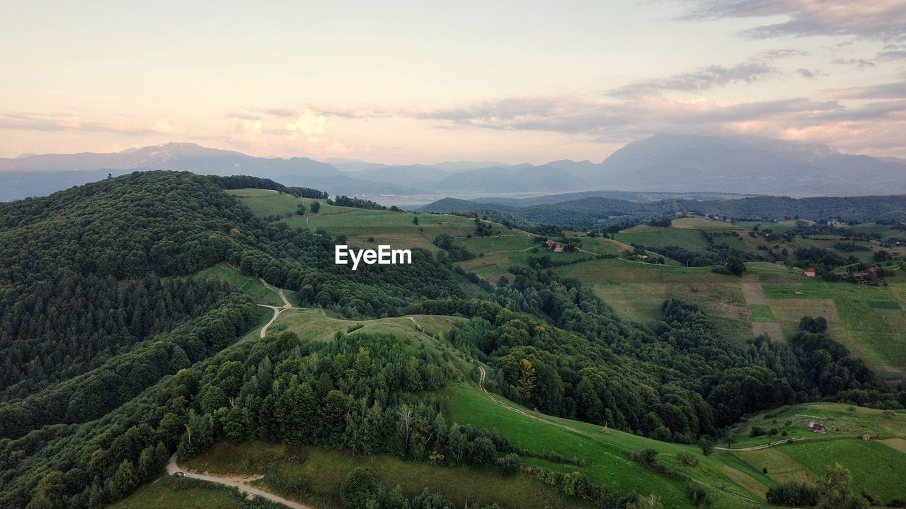 AERIAL VIEW OF LANDSCAPE AGAINST SKY