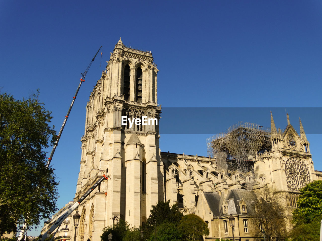 Low angle view of historical building against sky