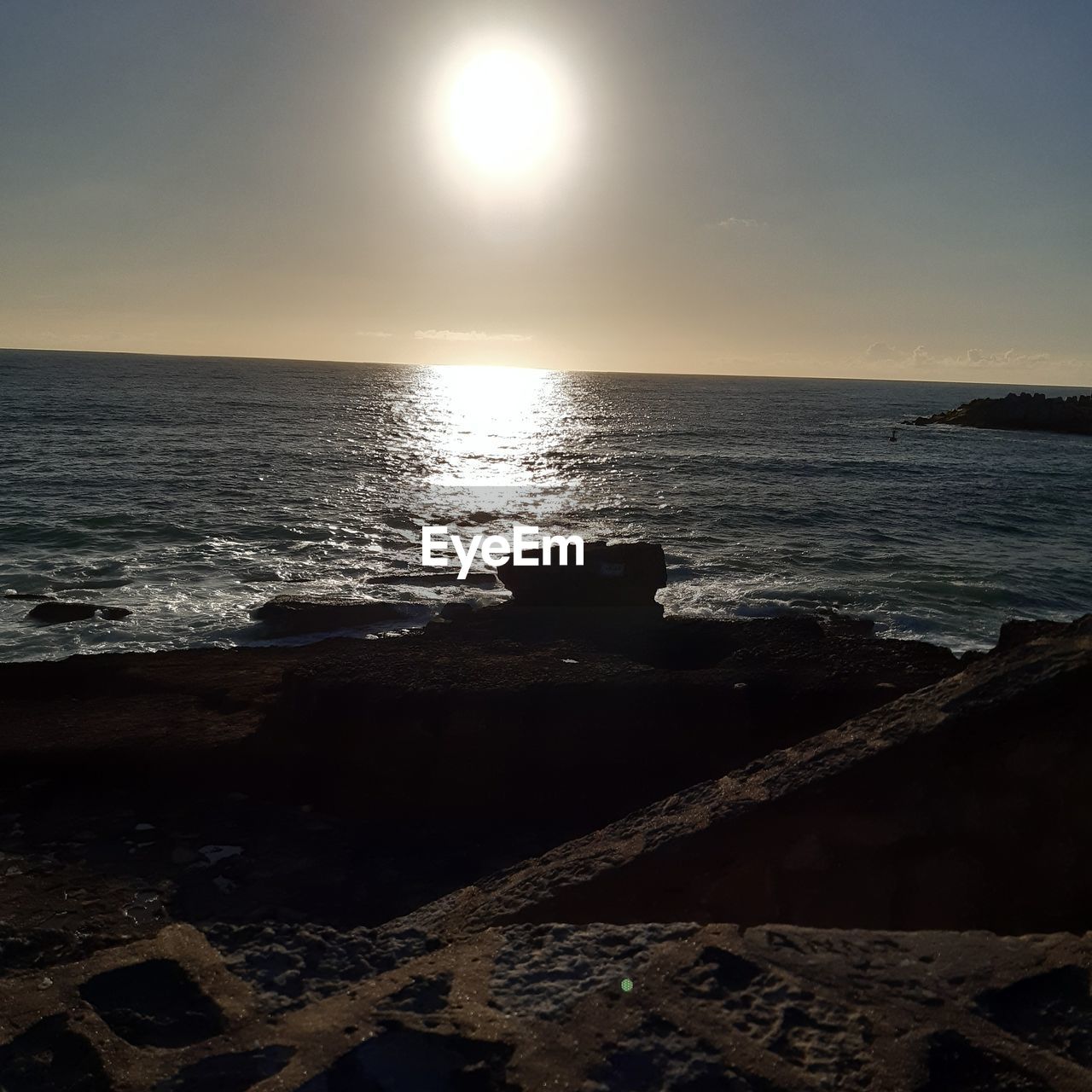 SCENIC VIEW OF SEA DURING SUNSET