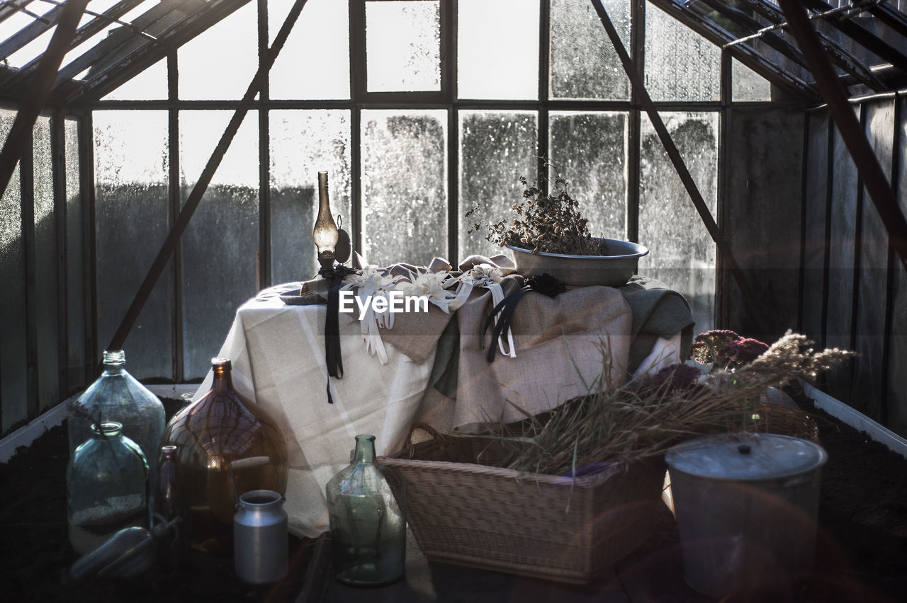 VIEW OF VEGETABLES IN BASKET