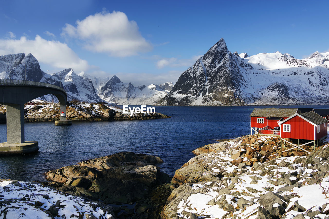 SCENIC VIEW OF SNOWCAPPED MOUNTAIN AGAINST SKY