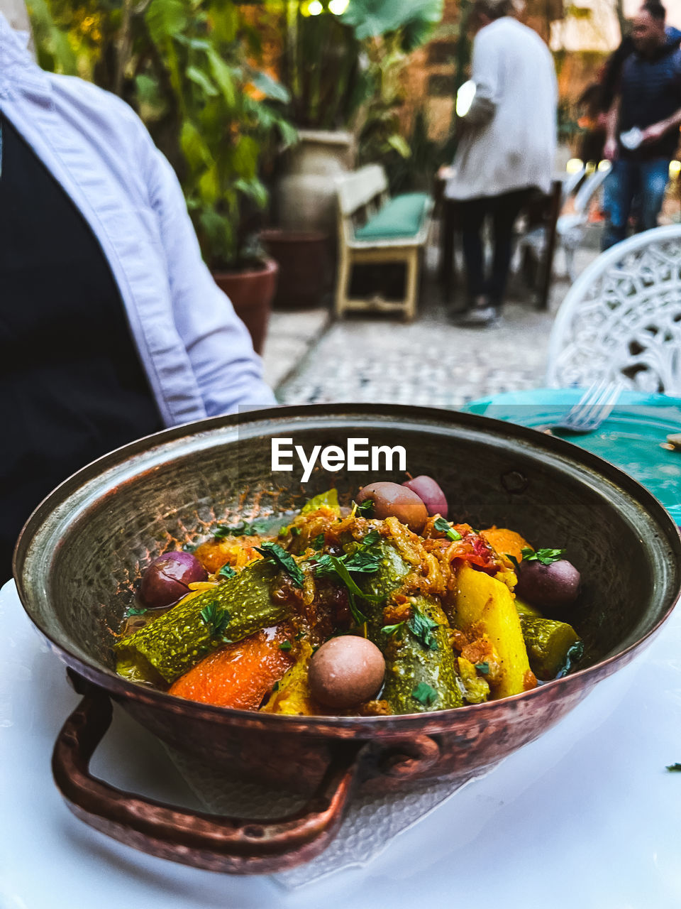 Ready to dig into a vegetarian tajine in fes, morocco
