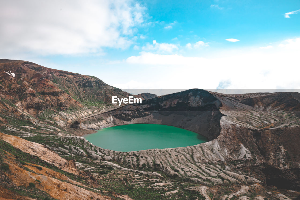 Okama crater - miyagi - japan