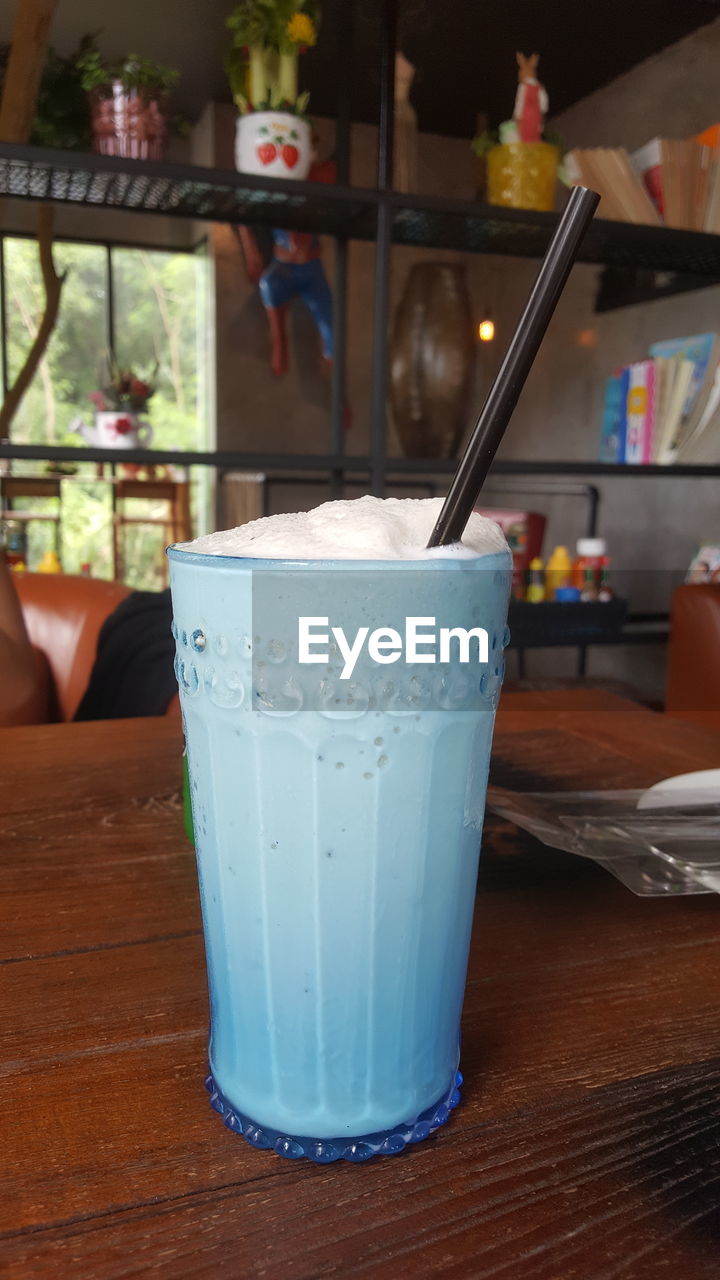 Close-up of drink on table