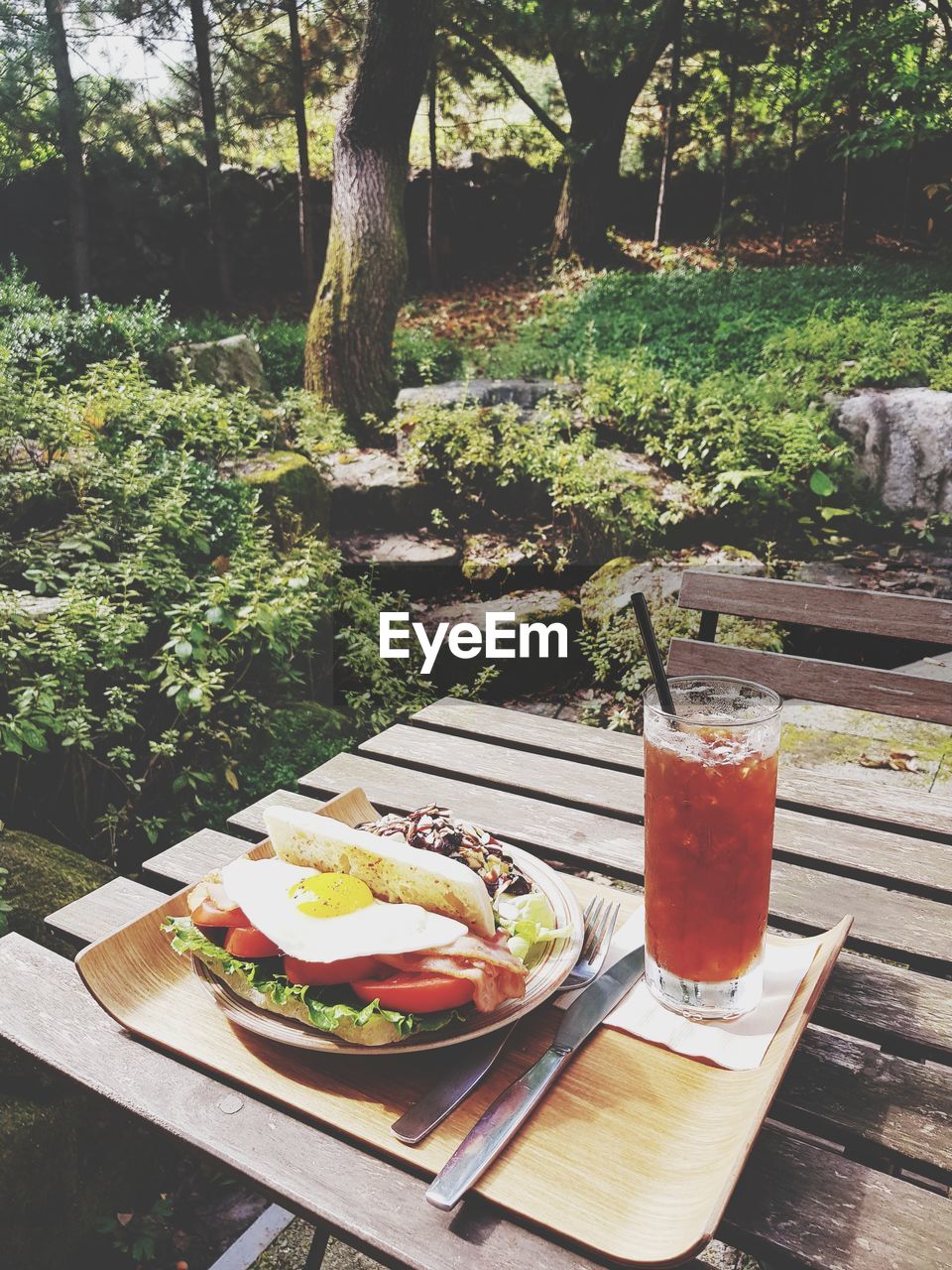 CLOSE-UP OF FRESH BREAKFAST SERVED ON TABLE