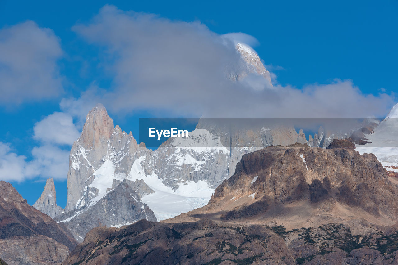 Fitz roy mountain near el chalten, in patagonia, argentina