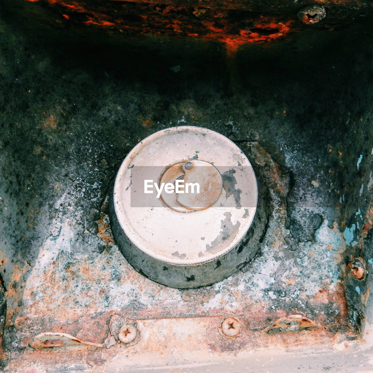 Fuel tank of abandoned car