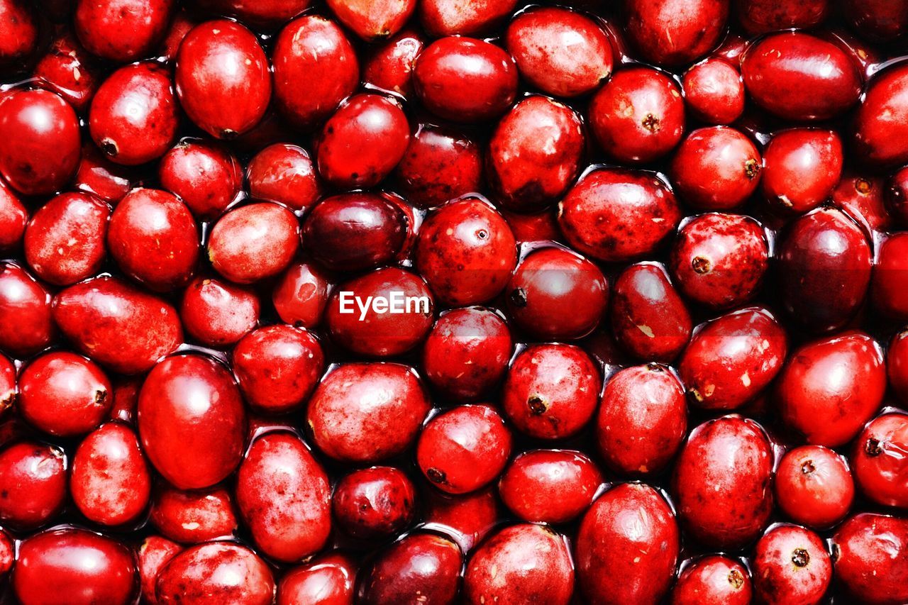 Full frame shot of berry fruits