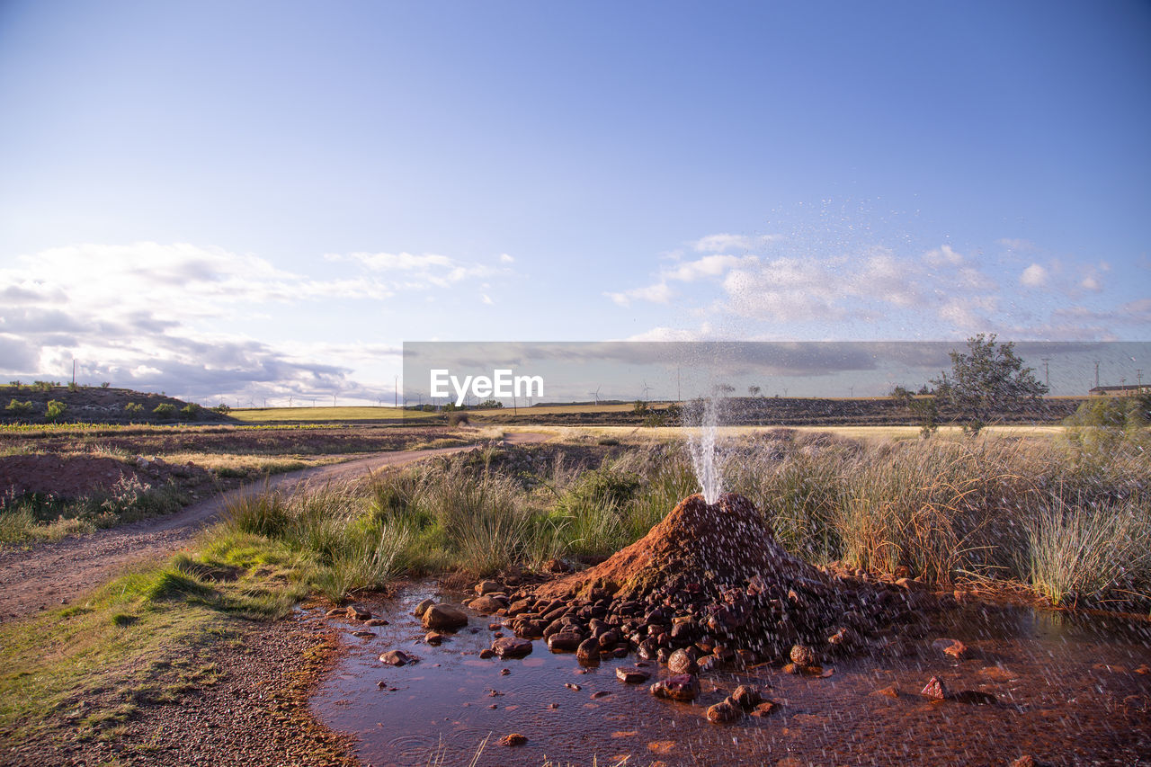 PANORAMIC VIEW OF LAND AGAINST SKY