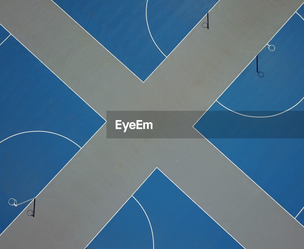 Full frame shot of basketball court