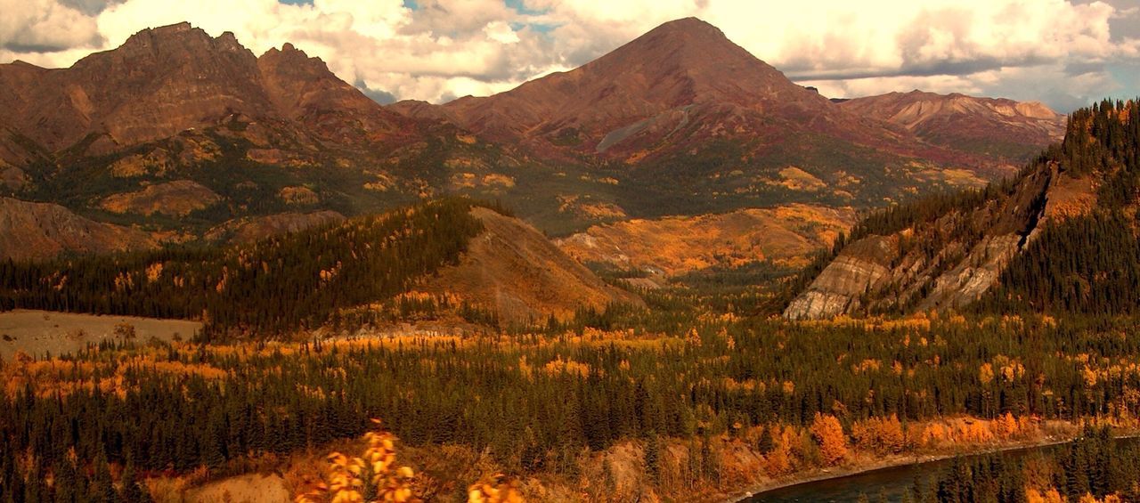 Autumnal mountain landscape