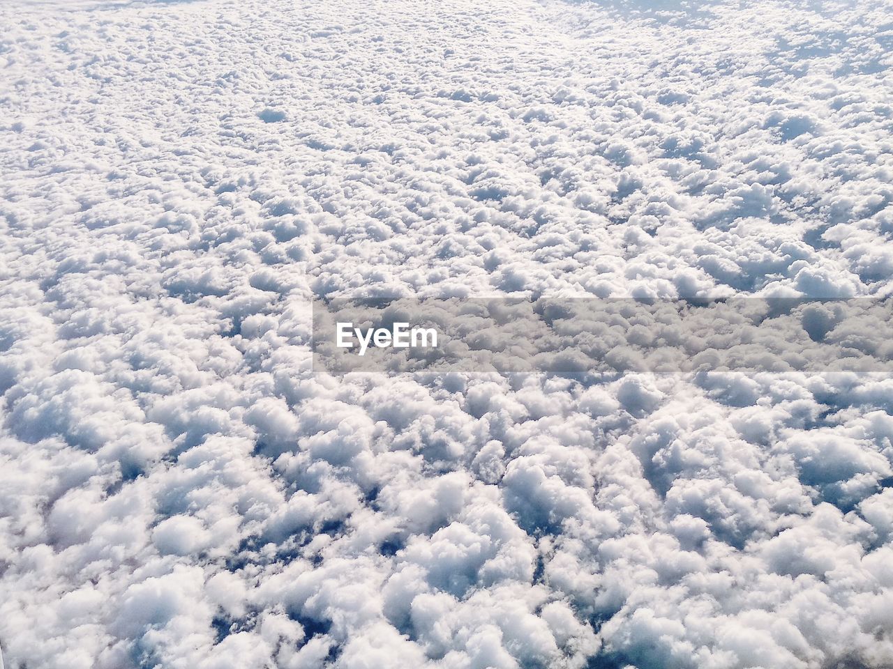High angle view of cloudscape against sky
