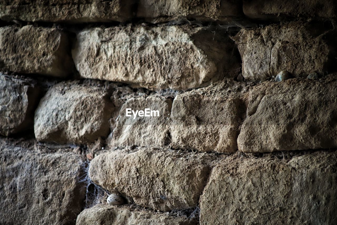 FULL FRAME SHOT OF STACK WALL