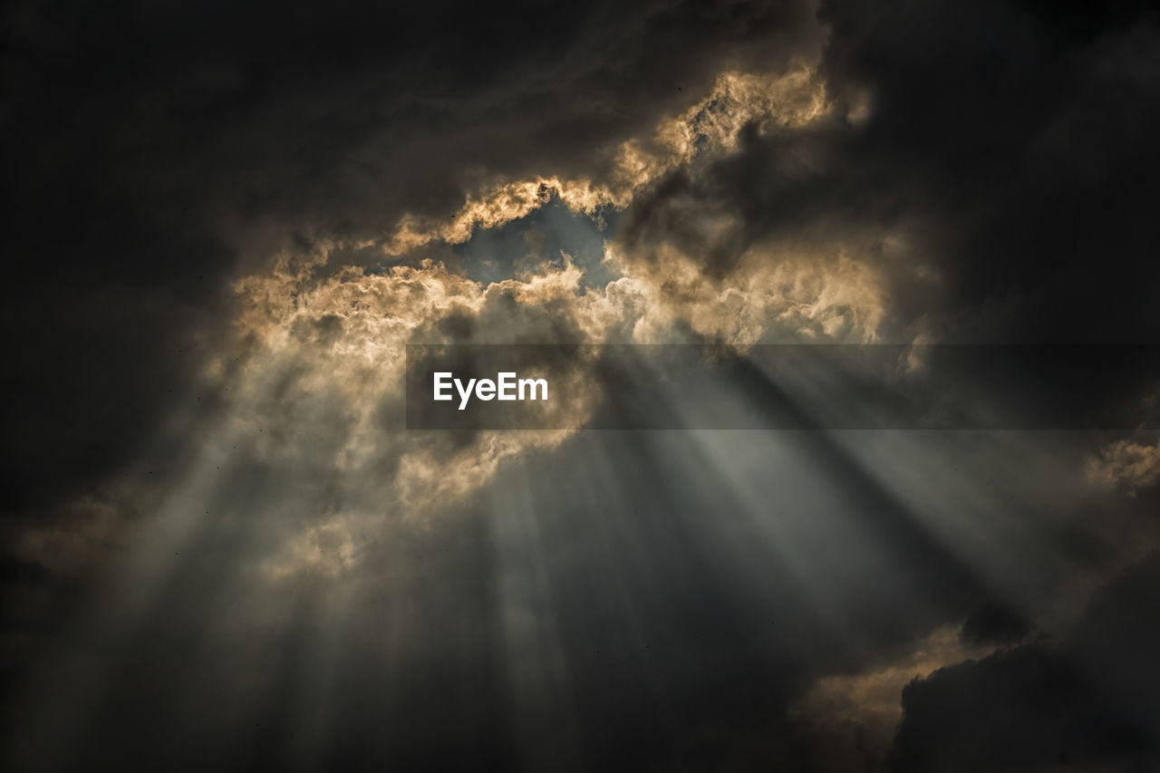 Low angle view of clouds in sky