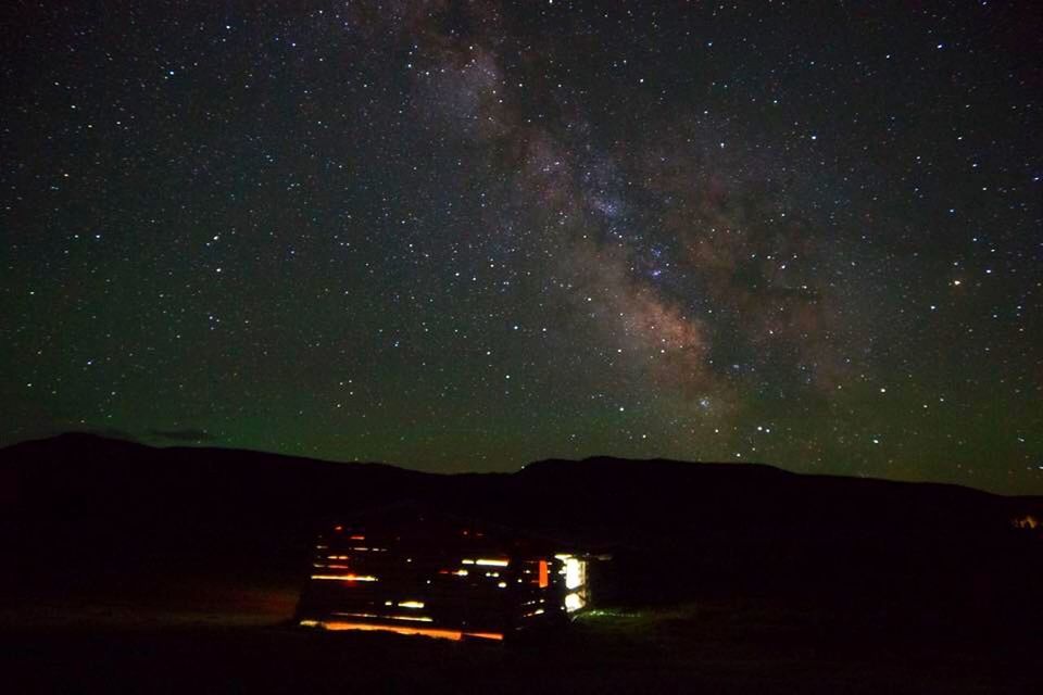 SCENIC VIEW OF STAR FIELD AT NIGHT