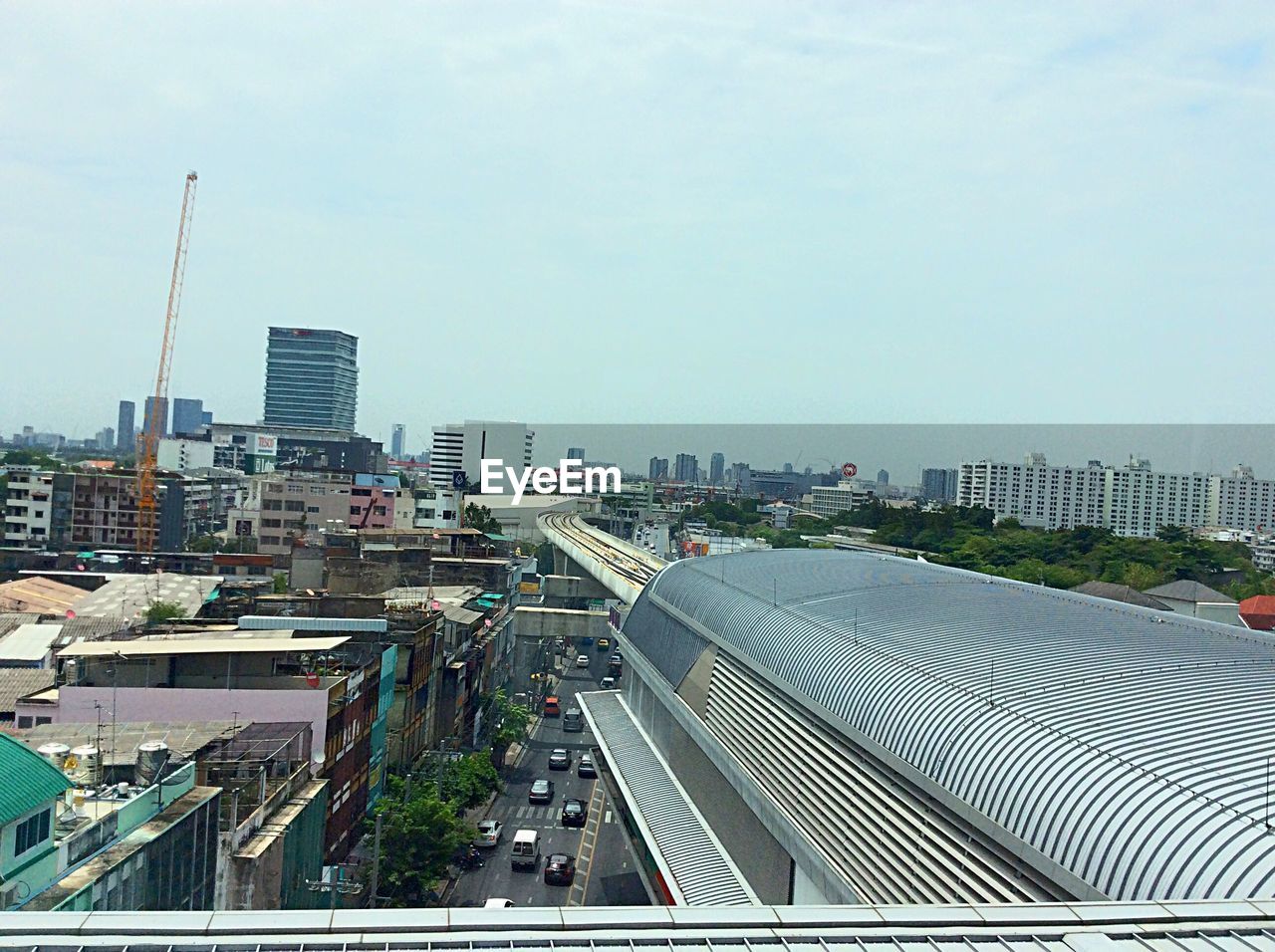 View of city against sky