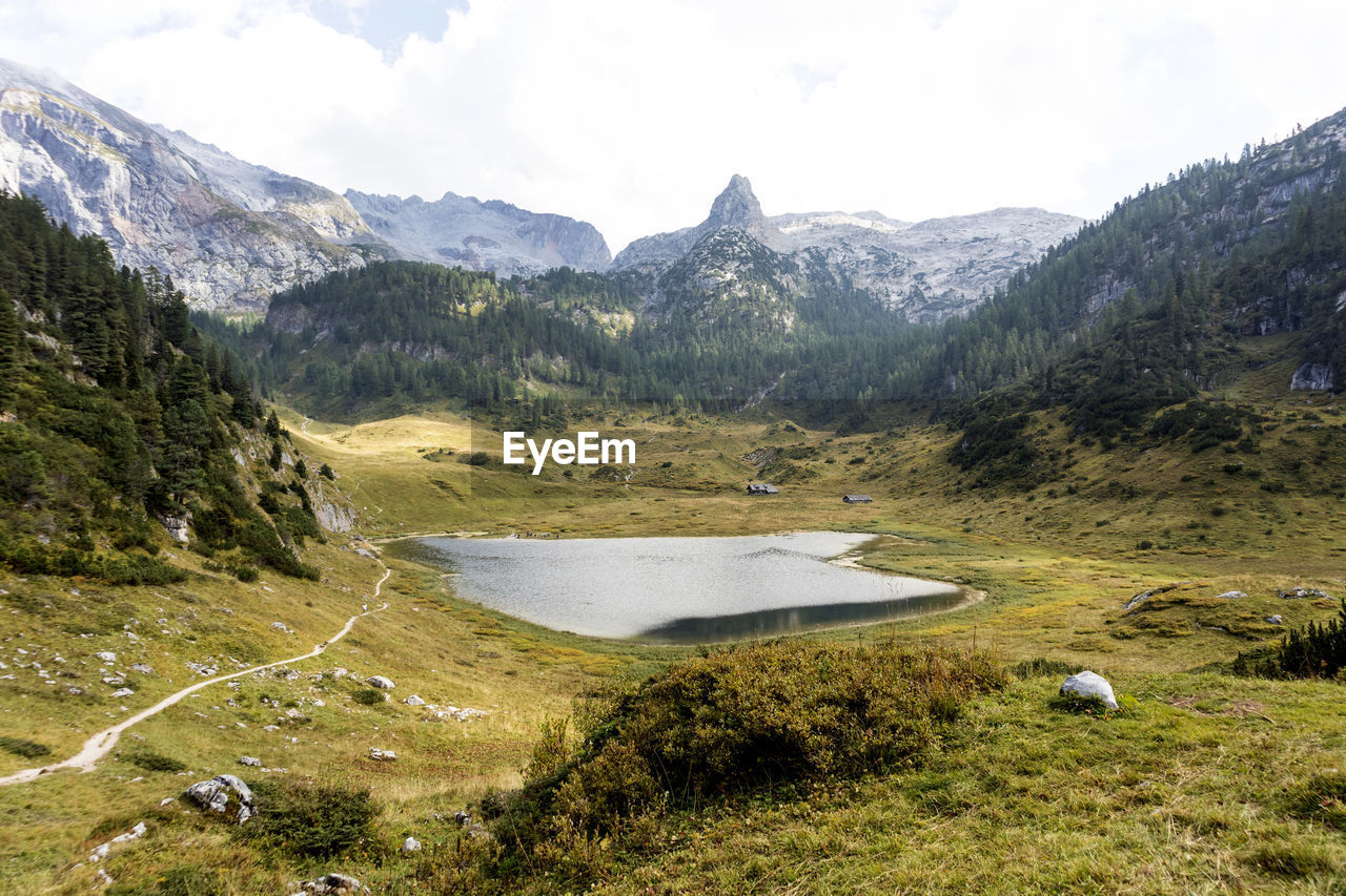 Funtensee lake at kärlingerhaus, berchtesgaden national park