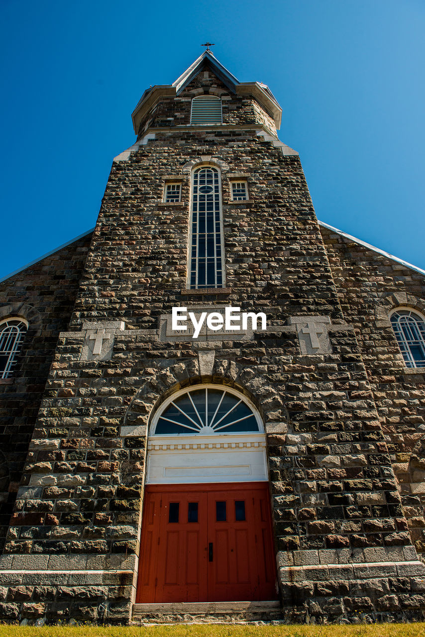 Low angle view of church