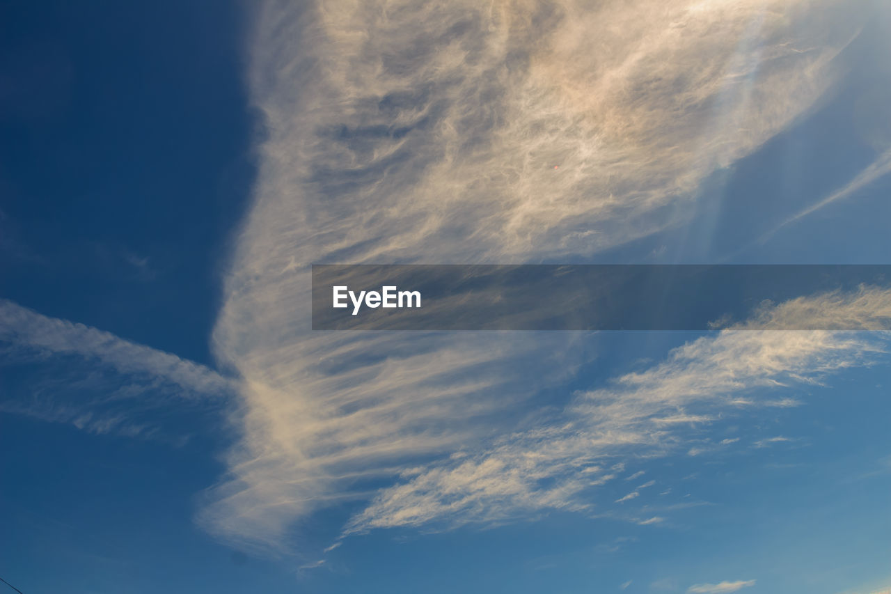 LOW ANGLE VIEW OF CLOUDS IN SKY