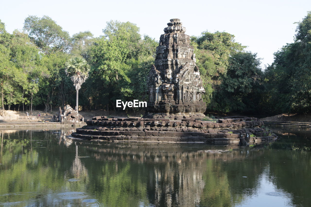 Panoramic view of a temple