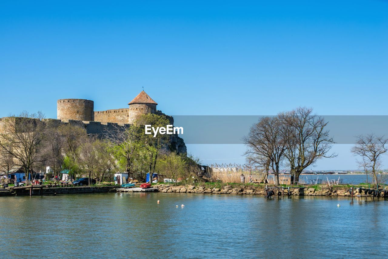 Bilhorod-dnistrovskyi or akkerman fortress, odessa region, ukraine, on a sunny spring morning