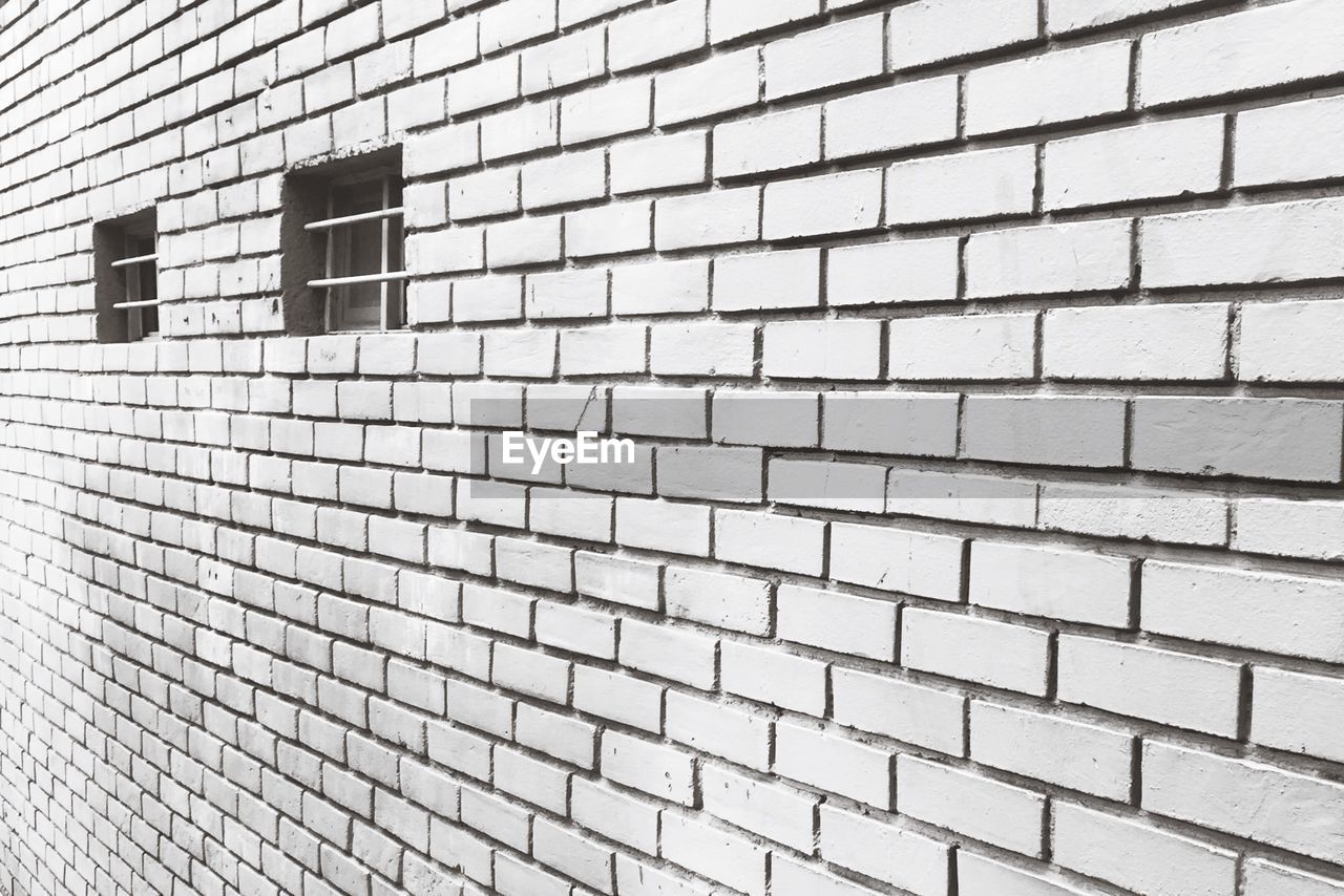 Full frame of brick wall