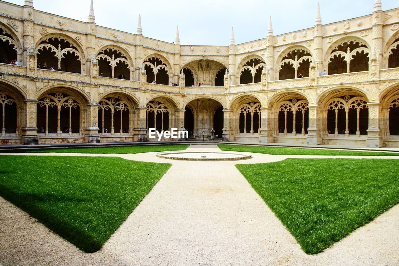 View of historical building against clear sky