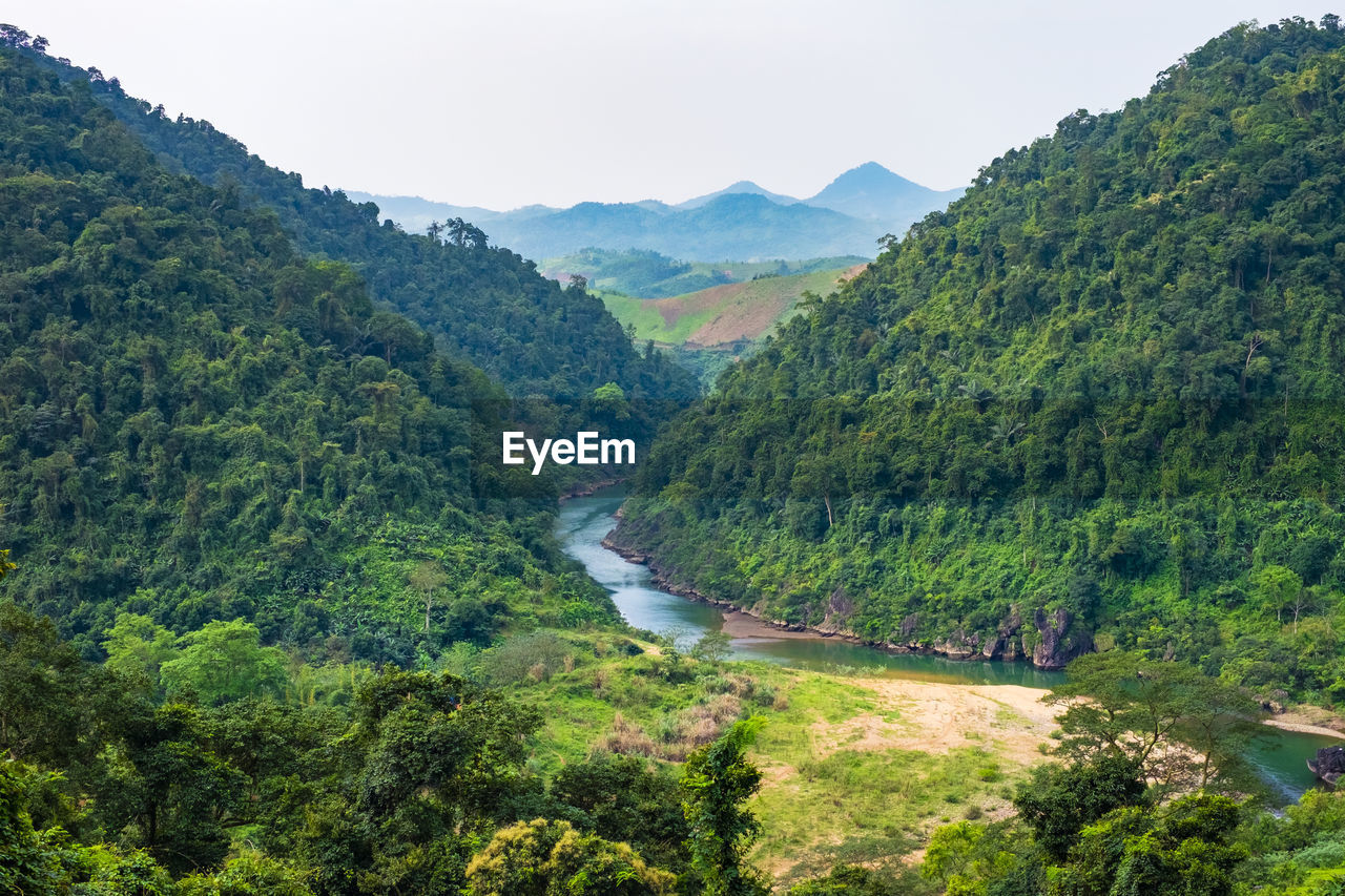 Landscape along ho chi minh highway west, vietnam