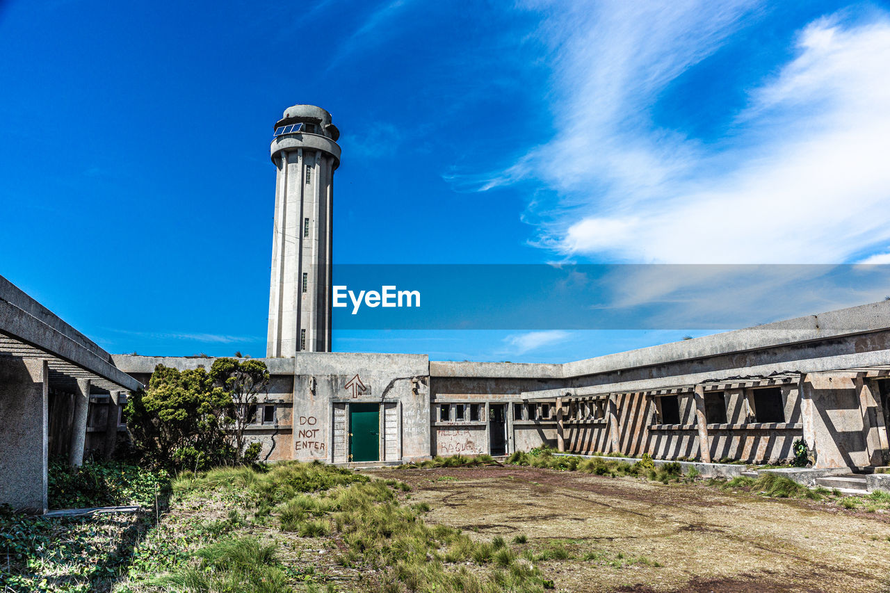 low angle view of lighthouse against sky