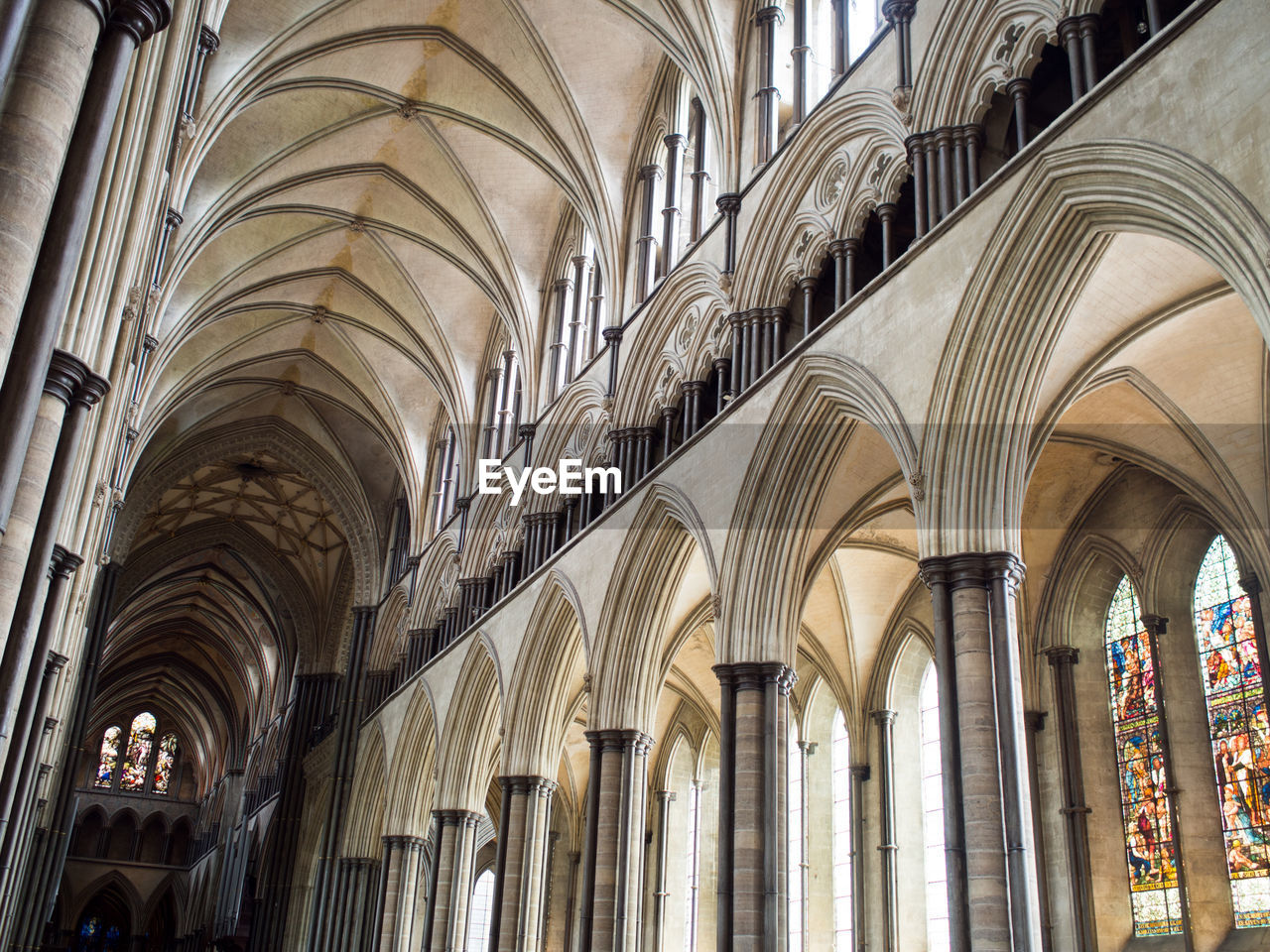 LOW ANGLE VIEW OF CATHEDRAL IN TEMPLE