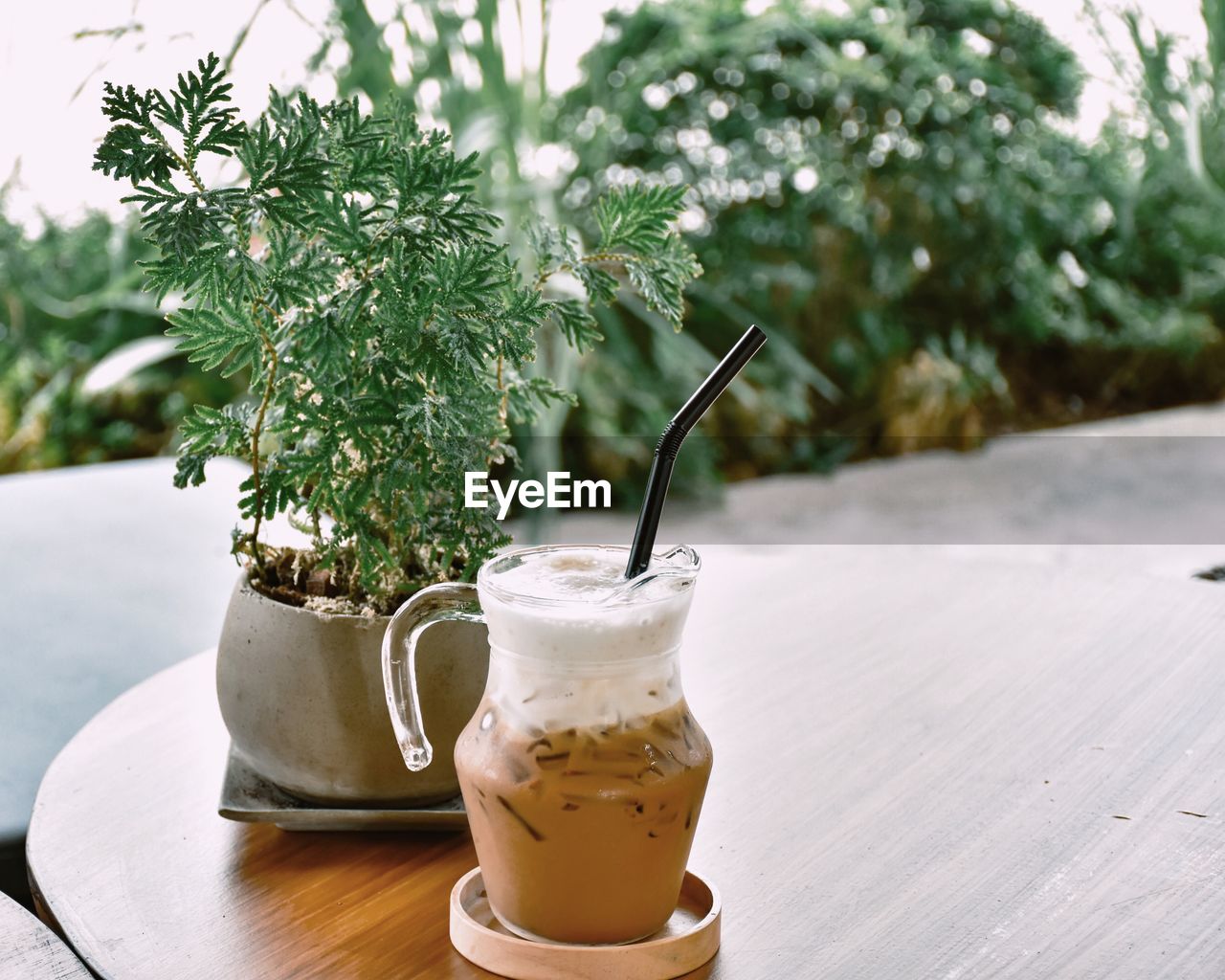 Close-up of drink on table